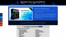 What Soundeffectpack.com website looked like in 2019 (4 years ago)