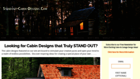 What Standout-cabin-designs.com website looked like in 2019 (4 years ago)