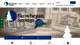What Skowhegan.com website looked like in 2019 (4 years ago)