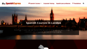 What Spanishexpress.co.uk website looked like in 2019 (4 years ago)