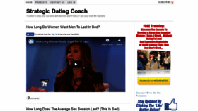 What Strategicdatingcoach.com website looked like in 2019 (4 years ago)