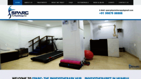 What Sparcphysio.in website looked like in 2019 (4 years ago)