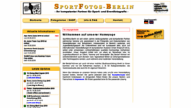 What Sportfotos-berlin.com website looked like in 2019 (4 years ago)