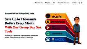 What Seogroupbuy.org website looked like in 2019 (4 years ago)