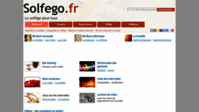 What Solfego.fr website looked like in 2019 (4 years ago)