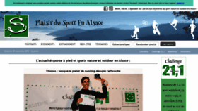 What Sportenalsace.fr website looked like in 2019 (4 years ago)