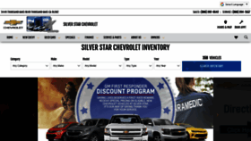 What Silverstarchevrolet.com website looked like in 2019 (4 years ago)