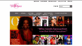 What Sassybax.com website looked like in 2019 (6 years ago)