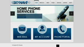 What Skywaveconnect.com website looked like in 2019 (4 years ago)