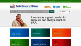 What Seniorresourcealliance.org website looked like in 2019 (4 years ago)