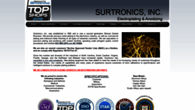 What Surtronics.com website looked like in 2019 (4 years ago)