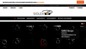 What Siolex.de website looked like in 2019 (4 years ago)