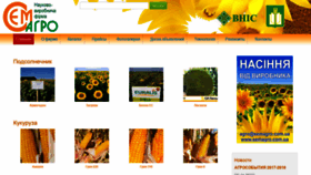What Semagro.com.ua website looked like in 2019 (6 years ago)