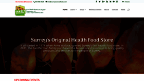 What Surreynaturalfoods.com website looked like in 2019 (4 years ago)