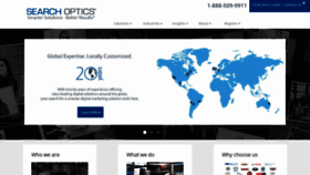 What Searchoptics.com website looked like in 2019 (4 years ago)