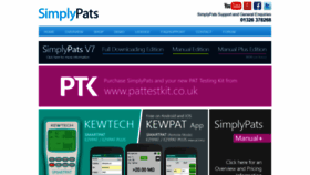 What Simplypats.co.uk website looked like in 2019 (4 years ago)