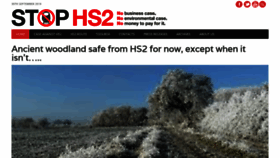 What Stophs2.org website looked like in 2019 (4 years ago)
