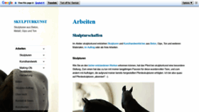 What Skulpturkunst.ch website looked like in 2019 (4 years ago)