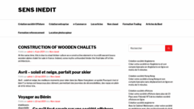 What Sensinedit.fr website looked like in 2019 (4 years ago)