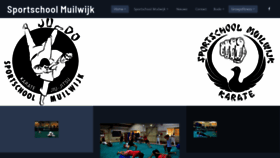What Sportschoolmuilwijk.nl website looked like in 2019 (4 years ago)