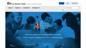 What Stockmarketgame.com website looked like in 2019 (4 years ago)