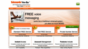 What Simplevoicebox.com website looked like in 2019 (4 years ago)