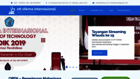 What Stikma.ac.id website looked like in 2019 (4 years ago)