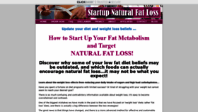 What Startup-naturalfatloss.com website looked like in 2019 (4 years ago)