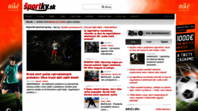 What Sportky.sk website looked like in 2019 (4 years ago)