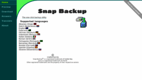 What Snapbackup.com website looked like in 2019 (4 years ago)
