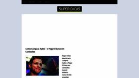 What Superdicas.net website looked like in 2019 (4 years ago)