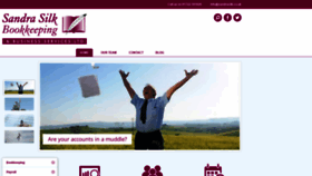 What Sandrasilk.co.uk website looked like in 2019 (5 years ago)