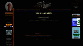 What Sakk-magazin.hu website looked like in 2019 (5 years ago)