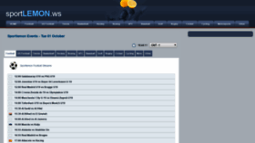 What Sportlemon.live website looked like in 2019 (5 years ago)