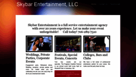 What Skybarentertainment.com website looked like in 2019 (4 years ago)