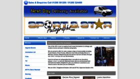 What Sportandstarautographs.com website looked like in 2019 (4 years ago)