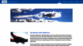 What Skywireaudio.com website looked like in 2019 (4 years ago)