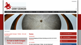 What Sankt-georgen.de website looked like in 2019 (4 years ago)