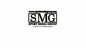 What Sportmediagroup.org website looked like in 2019 (4 years ago)
