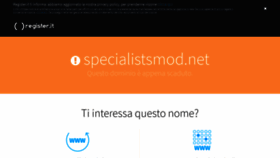 What Specialistsmod.net website looked like in 2019 (4 years ago)