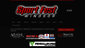What Sportfestwindsor.org website looked like in 2019 (4 years ago)