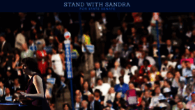 What Standwithsandra.org website looked like in 2019 (4 years ago)