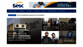 What Sesc.ms website looked like in 2019 (4 years ago)
