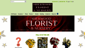 What Sherwoodflorist.com website looked like in 2019 (4 years ago)