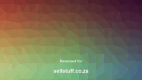 What Sellstuff.co.za website looked like in 2019 (4 years ago)