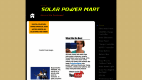 What Solarpower-mart.com website looked like in 2019 (4 years ago)