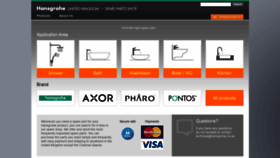 What Spares.hansgrohe.co.uk website looked like in 2019 (4 years ago)