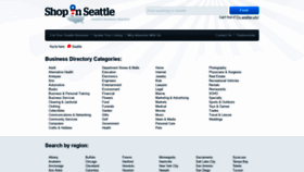 What Shopinseattle.com website looked like in 2019 (4 years ago)
