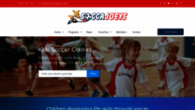 What Soccajoeys.com website looked like in 2019 (4 years ago)