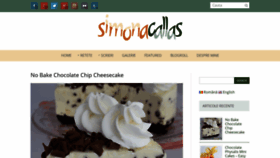 What Simonacallas.com website looked like in 2019 (4 years ago)